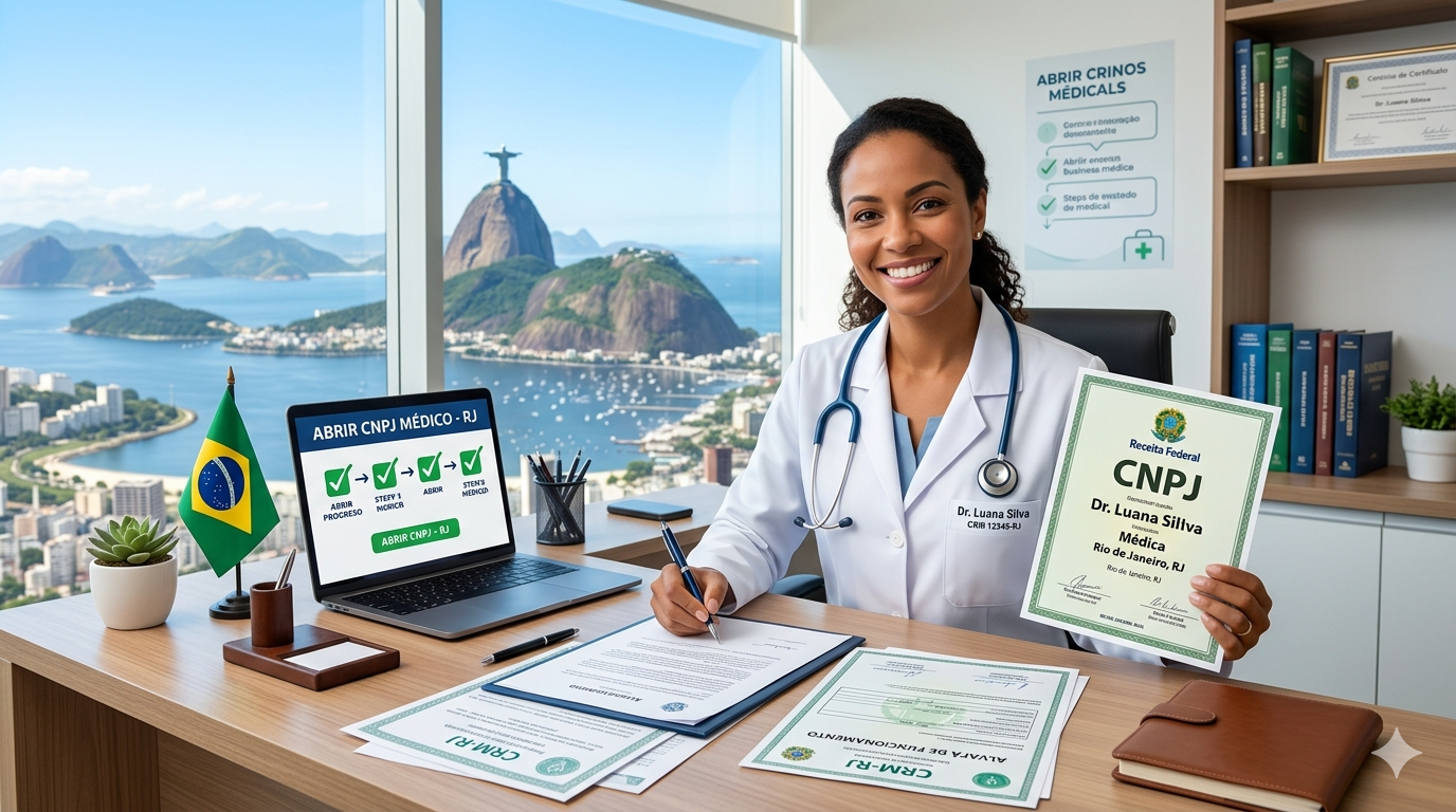 Abrir CNPJ Médico no Rio de Janeiro: Guia 2026